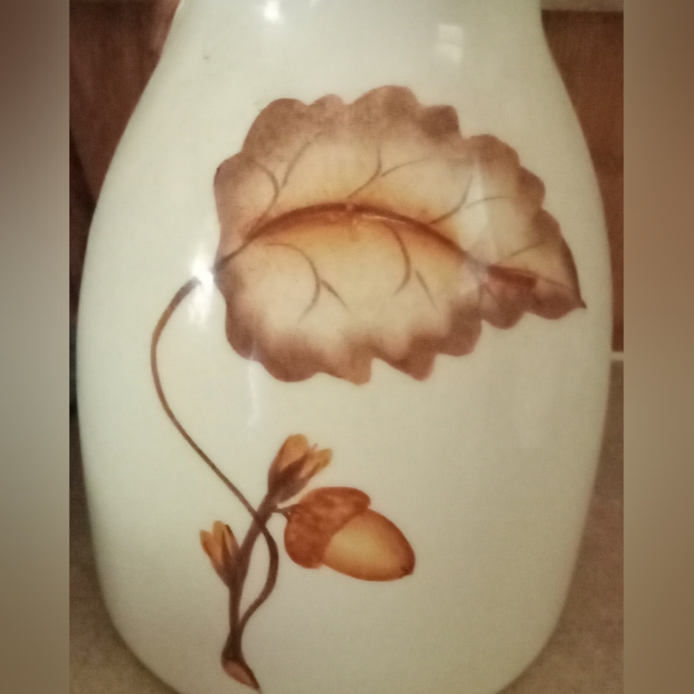 Jarra De Leche Jaska of California Pottery Acorn Pattern Milk Pitcher